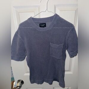 Abercrombie & Fitch XS Knitted Blue Tee